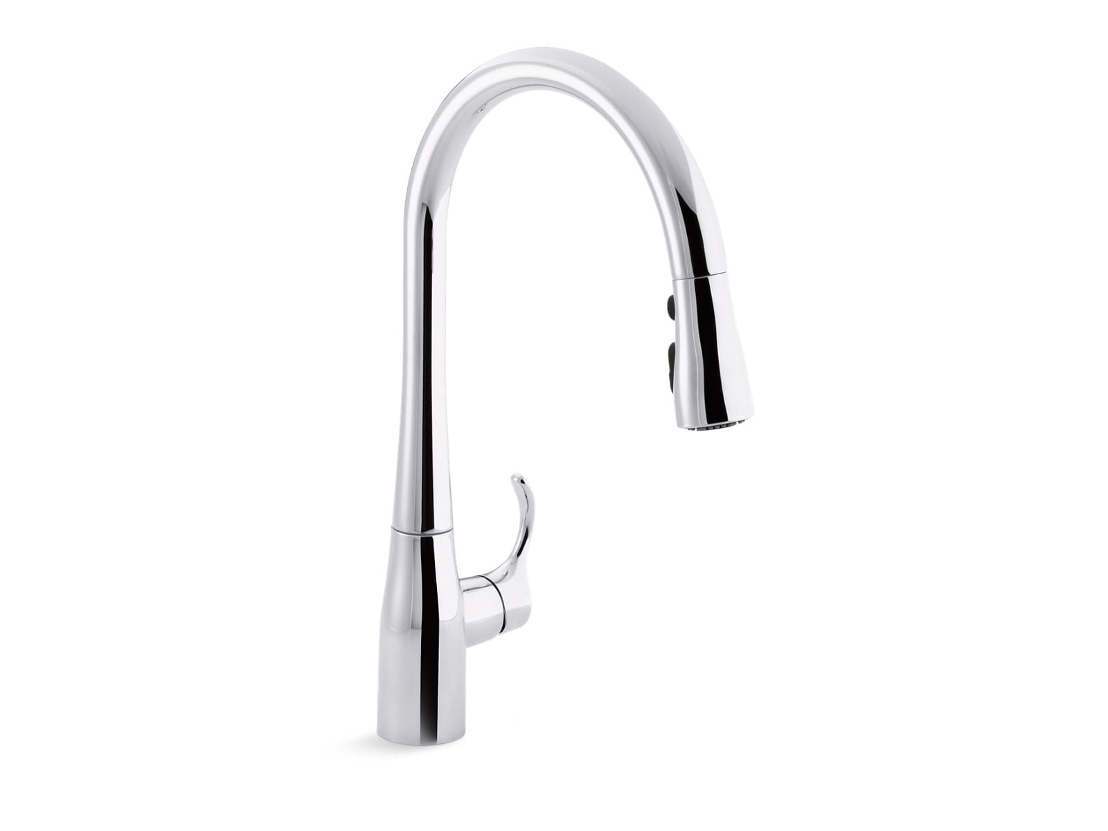 Design House 547737 Eastport Single-Handle Standard Kitchen Faucet Satin Nickel 