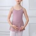 thumbnail image 2 of Kids Girls Long Sleeve Ballet Leotards Dance Dresses Toddler Classic Backless Ballet Outfit 3-16 Years, 2 of 6