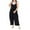 Black, variant on ABATAB Womens Summer Casual Overalls Sleeveless Baggy Clothes Wide Leg Loose Fit Trendy Rompers with Pockets