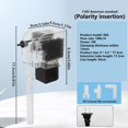 thumbnail image 5 of For Aquarium Fish Tank Filter Water Pumps External Hang Up Filter Oxygen Submersible Water Purifier Mini Aquarium Filter Pump, 5 of 5