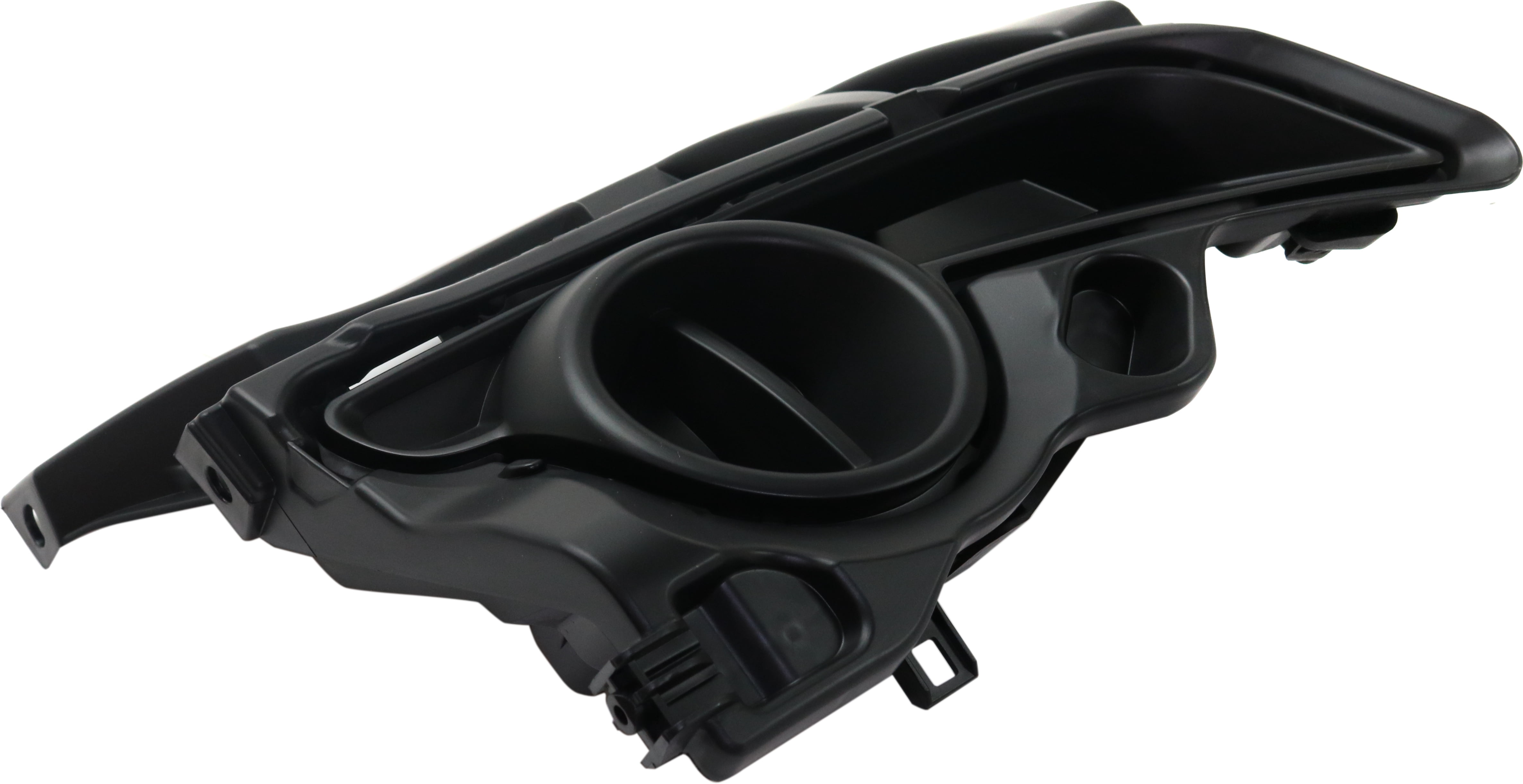 Fog Light Cover Compatible with 2017-2019 Toyota Highlander Right Passenger Textured Black