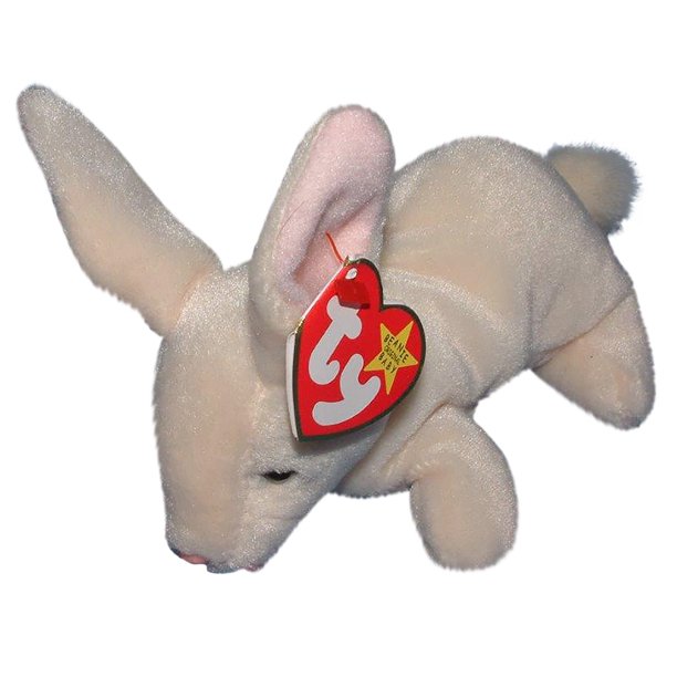 Ty Beanie Baby Nibbler the Bunny Stuffed Animal MWMT
