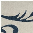 thumbnail image 5 of SAFAVIEH Florida Lavonne Floral Plush Shag Area Rug, Cream/Blue, 2'3" x 4', 5 of 6