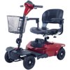 Drive Medical Bobcat 4 Wheel Compact Scooter, Red
