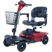 Drive Medical Bobcat 4 Wheel Compact Scooter, Red