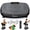 Black, variant on SLIMKEEPER Vibration Plate Exercise Machine for Home Fitness & Whole Body Workout, 330 Lbs Capacity, with 2 Loops, 5 Resistance Bands & Remote Control
