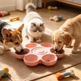 thumbnail image 4 of Flower Shaped Dog Bowl Multi Pet Feeding Dish for Cats Puppies Food Water, 4 of 6
