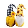 thumbnail image 2 of Bumble Bee Striped Gnome Scandinavian Tomte Swedish Elf Plush Doll, Home Decor Luck Charm for Bee Festival Spring Summer Birthday Holiday Gift, 2Pcs Set Adorable Soft Cloth 12.2 Inch Bee Decor, 2 of 9