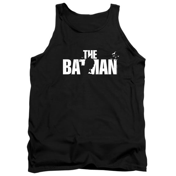The Batman (2022) Silhouette Title Unisex Adult Tank Top