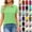 15# Fluorescent Green, variant on Womens Polo Shirts Button Down Short Sleeve Shirts Solid Color Basic Tees Dressy Casual Lapel Work Blouses Summer Tops Army Green XXL