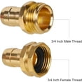 thumbnail image 2 of 3 Pack Garden Hose Repair Kit, Hose Connector Repair Mender Kit with Stainless Clamp, Fits 3/4"-5/8" Water Hose Repair Fittings, 2 of 7