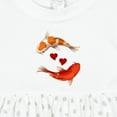 thumbnail image 4 of Inktastic Koi Carp Fish Japanese Girls Baby Dress, 4 of 5