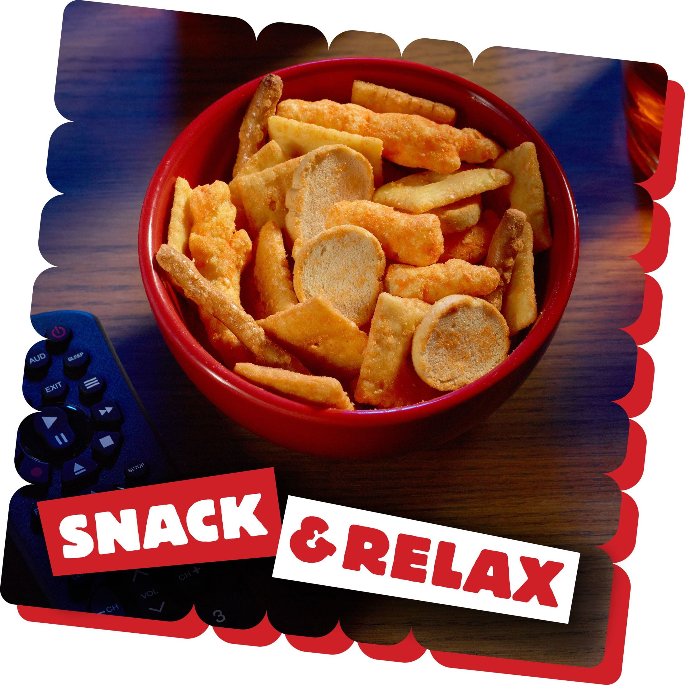 Double Coverage Game Day Snack with Cheez-It Crunch'd - Three