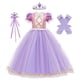 thumbnail image 1 of Disney Vestido de princesa para niña, disfraz de Rapunzel, Vestido de baile de lujo para fiesta de cumpleaños, ropa de fantasía para Halloween y Carnaval, 1 of 3