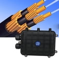 thumbnail image 4 of Qiilu FO Junction Box 1 In 1 Out Horizontal FO Splice Box IP68 Waterproof FO Cable Junction Box, 4 of 8