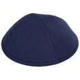 thumbnail image 1 of Yarmulka Cotton Navy Size 6, 1 of 1