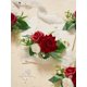 thumbnail image 3 of Corsage de Muñeca Serwalin 6 PCS Rosas Burdeos para Bodas, 3 of 9