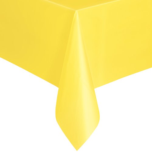 Solid Yellow Table Cover, 54" x 108"