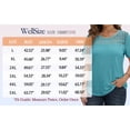 thumbnail image 6 of WellSize Women Plus Size Blouses Dressy Lace Crew Neck Tops Casual Short Sleeve Summer Shirts, 6 of 7
