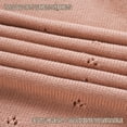 thumbnail image 5 of YIXPOH Baby Blanket 100% Organic Cotton Knit Swaddle Blanket Soft Warm Receiving Blanket for Newborns Pink, 5 of 7