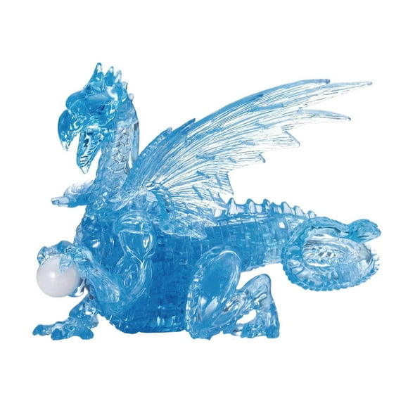 Dragon (Blue) Deluxe 3D Crystal Puzzle