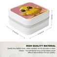 thumbnail image 2 of BCIIG Yellow Bird Friendship Day Gifts Jewelry Box Travel Case Organizer for Necklace Ring Earring, Compact Size, Versatile Storage, Zipper Closure, Ideal Gift for Women White, 2 of 5