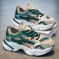 thumbnail image 5 of Thick Platform Sneakers with Upper & Sole - Low-Top All- Shoes Suitable for Students, Casual Wear, Gym, - Breathable Cushioned Comfortable Athletic Footwear, 5 of 9
