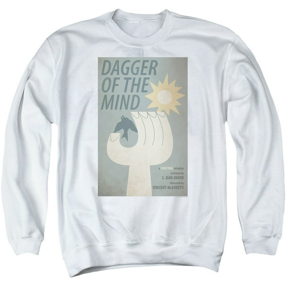 Star Trek Tos Episode 9 Adult Crewneck Sweatshirt White