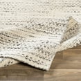 thumbnail image 6 of Mark&Day Wool Rugs, 9x12 Marie Global Cream Area Rug, White Black Carpet for Living Room, Bedroom or Kitchen (8'10" x 12'), 6 of 7