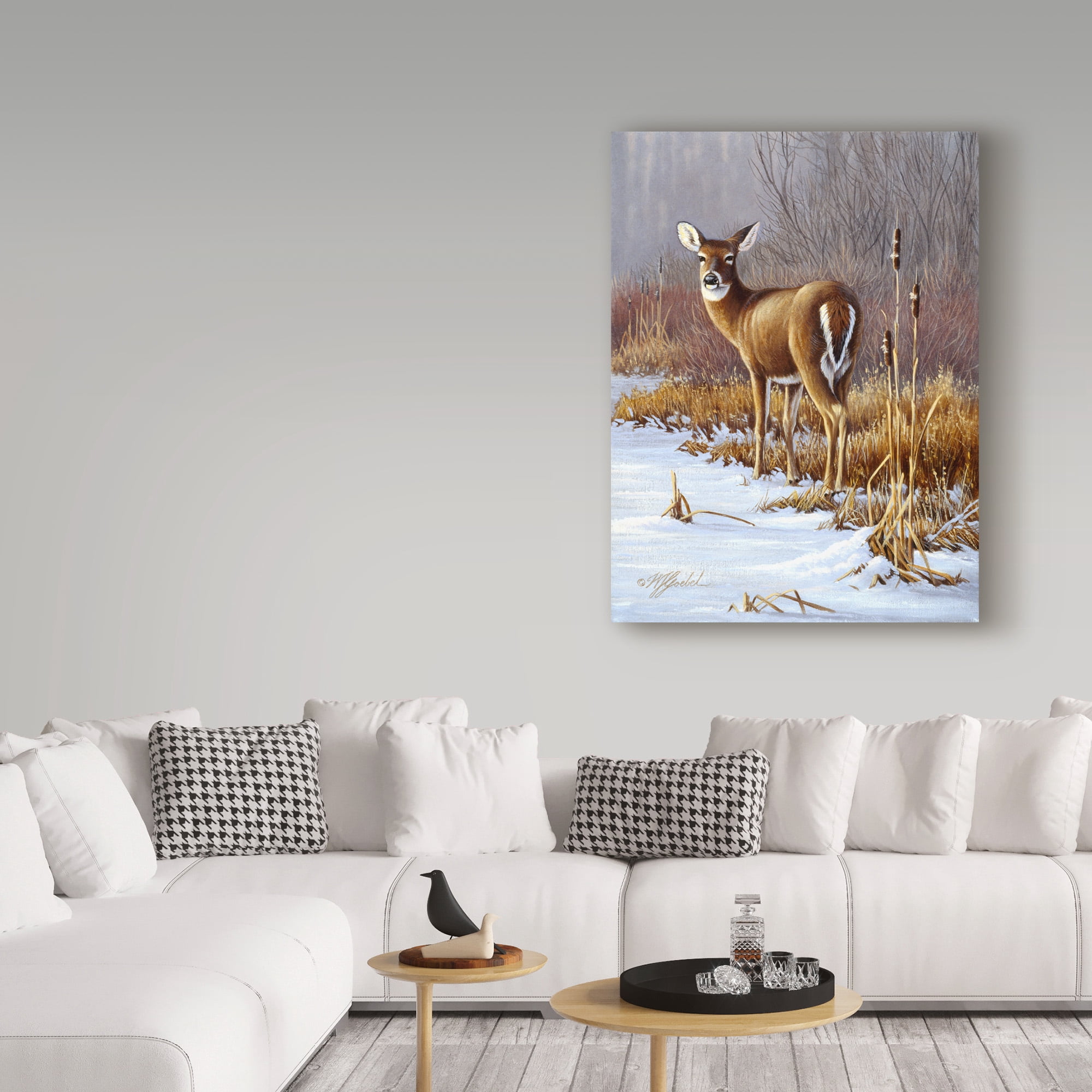 Trademark Fine Art 'On Alert' Canvas Art by Wilhelm Goebel