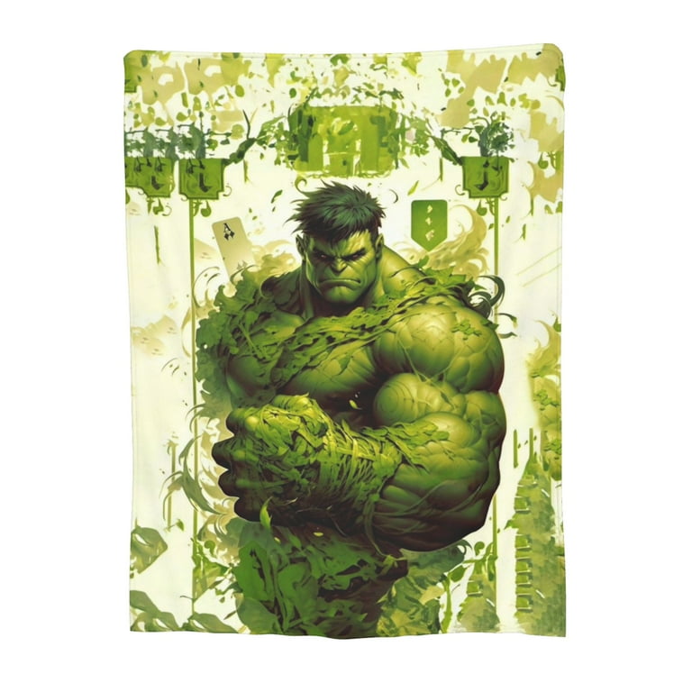 Green Hulk Blanket Ultra Soft Flannel Throw Blanket Lightweight Warm Cozy Bed Blankets Gifts for Kids Adults 80 x60 Walmart