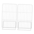 thumbnail image 5 of Ggarneck 2pcs Refrigerator Metal Partition Kitchen Chest Freezer Dividers Fridge Wire Shelf Separators For Organized Storage Closet Drawer White Iron Dividers For Home, 5 of 9