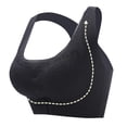 thumbnail image 1 of CHOK Women‘s Full Figure Front Closure Wirefree Jacquard Back Support Posture Bras Gray 2XL, 1 of 6
