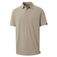 thumbnail image 2 of DTWOOO Men’s Waffle Jacquard Polo Shirts Short Sleeve Casual Solid Stylish Dry Fit Performance Golf Polo Shirts for Men, 2 of 8