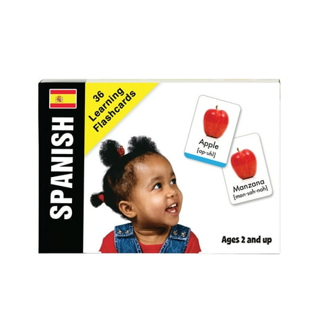Bilingual Baby Teach Your Child Spanish Language Flash Cards Set