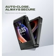thumbnail image 4 of Dexnor for Motorola Moto Razr 2025/2024 Case, [Bulit-in Dual Kickstands & Hinge Protection Cover] Heavy Duty Full-Body Rugged Shockproof Protection Phone Case with Screen Protector, 6.9 inch Black, 4 of 7