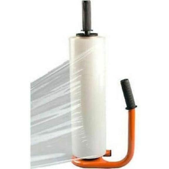 MMBM Hand Stretch Film Orange Dispenser 2 Pcs 3" Core Lightweight Fits 15"-18" Stretch Wrap Rolls for Shipping