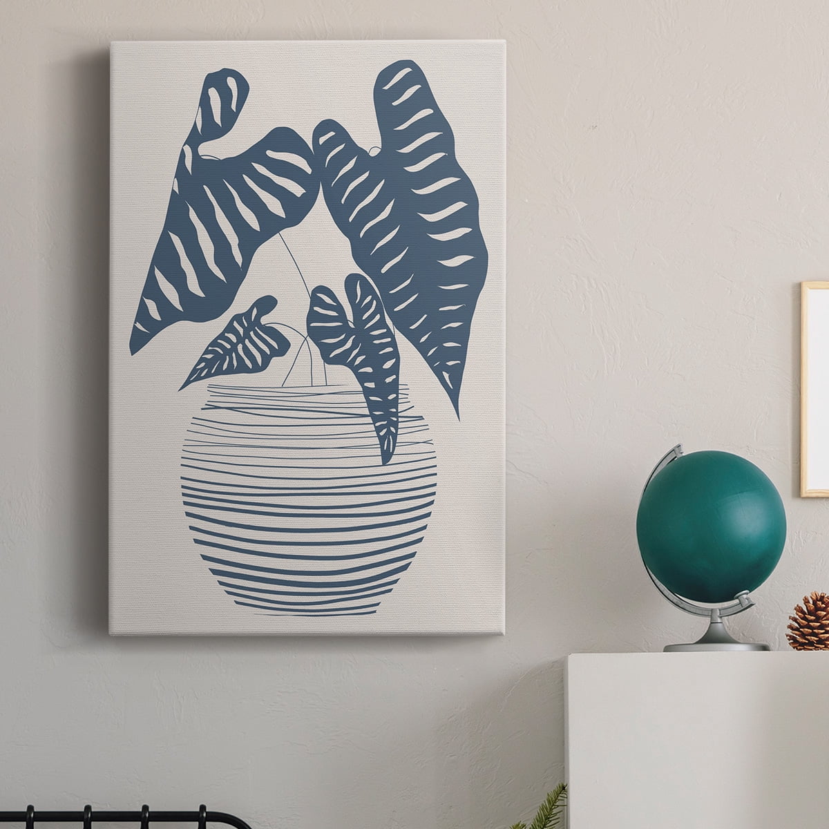Wired in Monochrome I Premium Gallery Wrapped Canvas - Ready to Hang