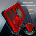 thumbnail image 3 of Étui de Téléphone Rouge Samsung S25 Ultra 360 Degrés Rotative Magnétique Support Antichoc de Qualité Militaire avec Charge Sans Fil Support Rouge Tpu Pc Étui Rigide, 3 of 9