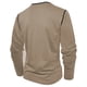 thumbnail image 3 of pstuiky camisas de manga larga para hombre, Camisa blusa transpirable de manga larga lisa informal a la moda para hombre salir tops l, 3 of 5