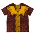 thumbnail image 2 of Halloween T-Shirt pour Tout-Petit à Imprimé Intégral Dragon Rouge, 2 of 2