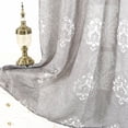 thumbnail image 2 of DYstyle Morocco Embossed Rod Pocket Sheer Volie Curtain Panel, 2 of 3
