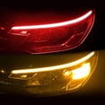 thumbnail image 5 of Turn Signal Strip Light Car Headlight Strip Light 60cm Dual Color Car Running Turn Signal LED Headlight Strip Tube Light 60cm/23.6in Red And Yellow ANGGREK 60 cm/23,6 pulgadas rojo y amarillo, 5 of 5