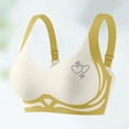 thumbnail image 4 of Bocqde Seamless Sport Bras for Women Plus Size Stretch Breathable Wire-Free Gathering Push Up Yoga Bra Rhinestones Soft Support Full Coverage Bra with Adjustable Strap, M-4XL, 4 of 5