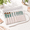 Gray, variant on Gray Roll Up PU Leather Makeup Brush Travel Holder Organizer Pouch Bag