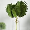 thumbnail image 3 of 6 Piezas Hojas de Palma Artificiales Manojo de Plantas Falsas de Plástico Verde Hojas de Simulación Arreglo de Flores Decoración del Hogar, 3 of 8