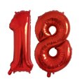 thumbnail image 3 of Globos de 40 pulgadas con números grandes, dorados, negros, plateados, rojos y azules, para fiestas de cumpleaños de adultos, suministros para fiestas de aniversario, 3 of 5