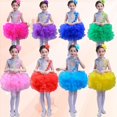 thumbnail image 2 of Disfraces de actuación para niños Falda de princesa de hada de las flores para niñas Falda de baile para niños Vestido de coro de estudiantes Falda con bolsa de pastel, 2 of 6