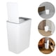 thumbnail image 5 of Cubo de basura pequeño con tapa, cubo de basura de plástico para baño, cesto de basura para cocina, 5 of 6