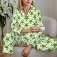 thumbnail image 6 of Sikiie Cute green monster Print Pajamas for Women Set, Womens Pajama Sets, Lounge Sets for Women, 2pjs for Women-Small, 6 of 7